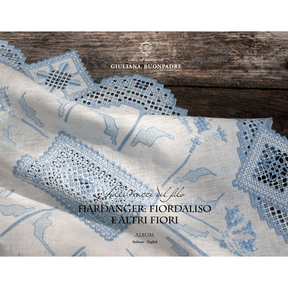 프랑스자수책/ 하덴거 / Hardanger: fiordaliso e altri fiori /Filo10