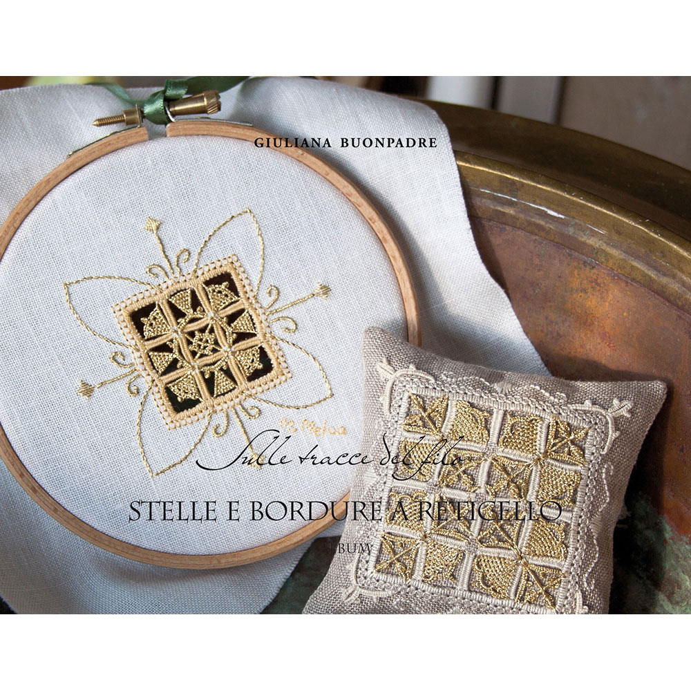 프랑스자수책/ 레티첼로 / Stelle e bordure a reticello /Filo8