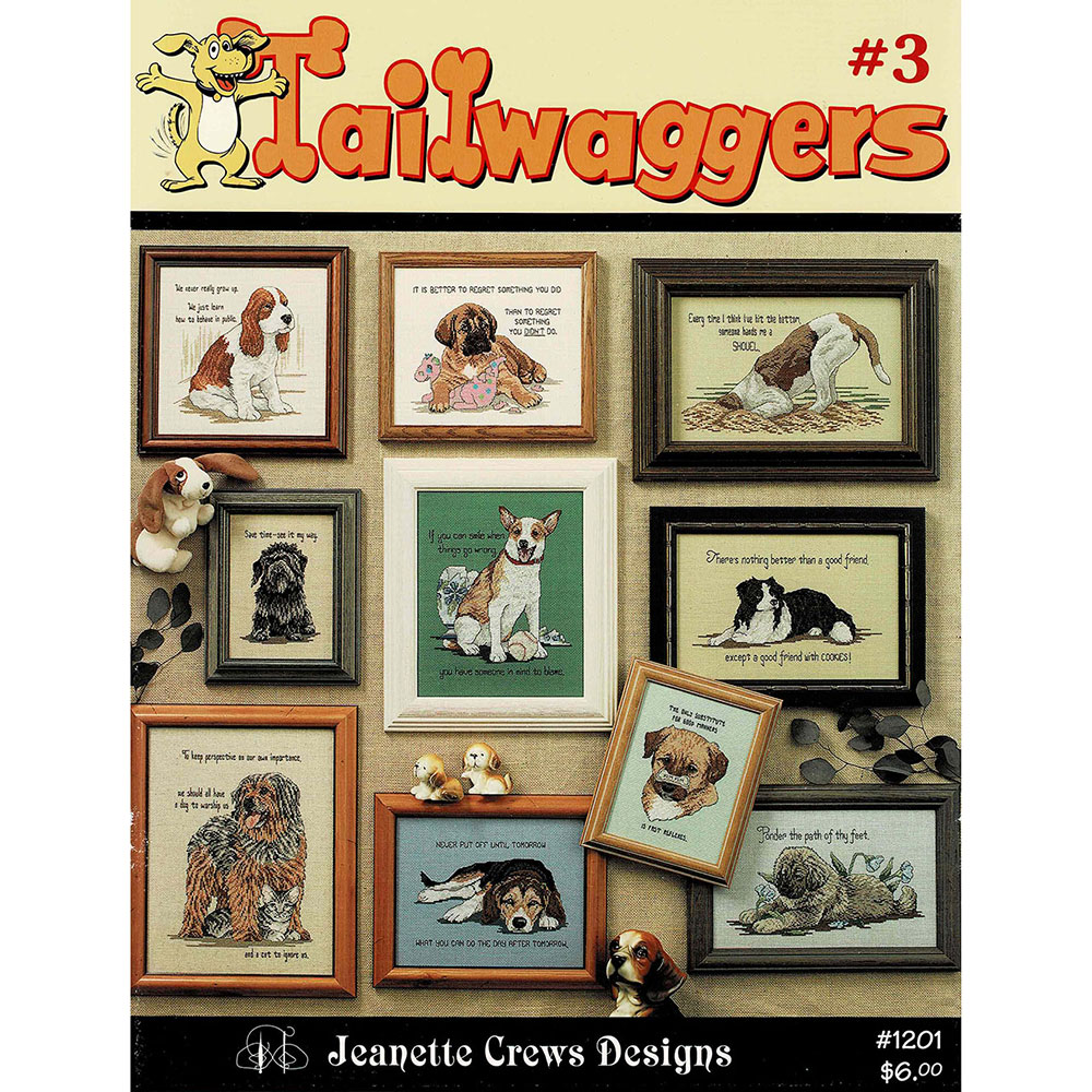 십자수도안책 Jeanette/ TAILWAGGERS#3-1201
