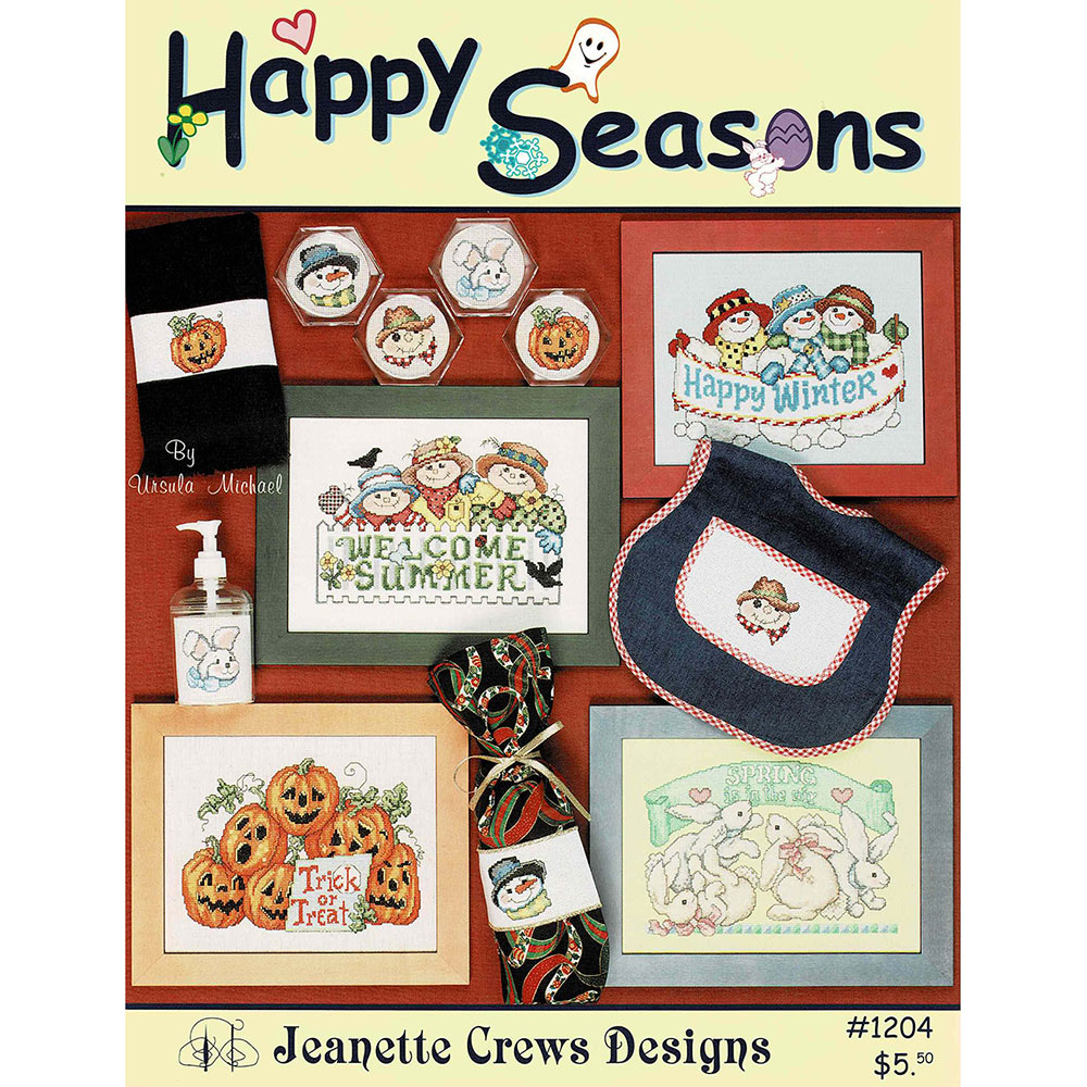 십자수도안책 Jeanette/ HAPPY SEASONS-1204