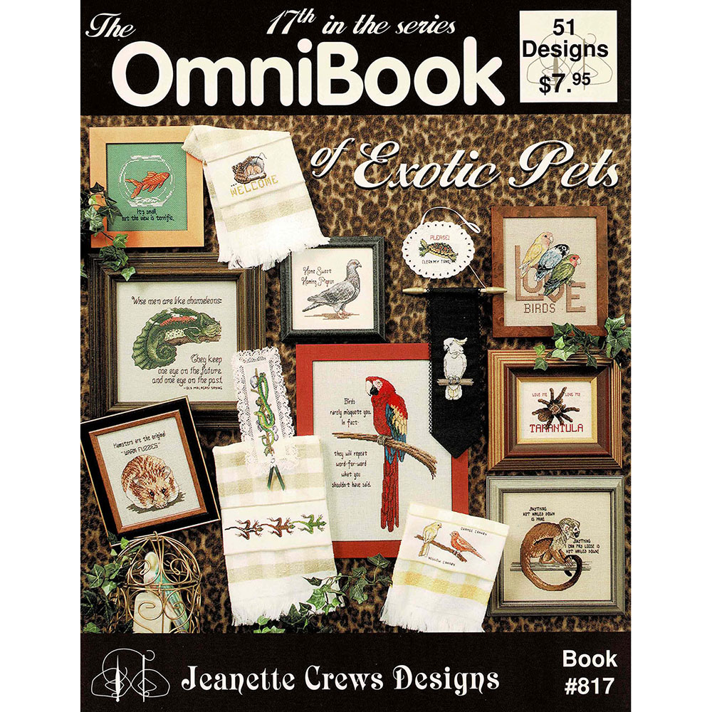 십자수도안책 Jeanette/ OF EXOTIC PETS-817
