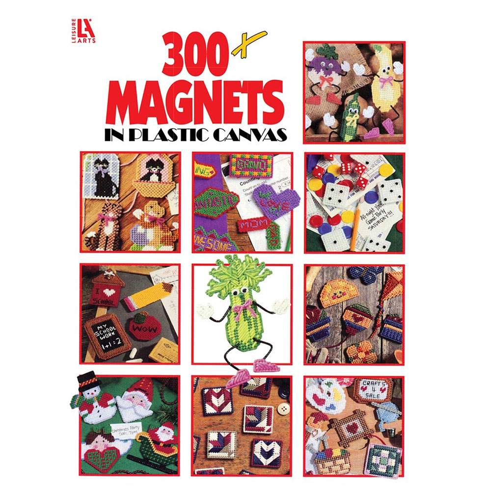 십자수도안책 Leisure Arts/ 300+ MAGNETS IN PLASTIC CANVAS-1807