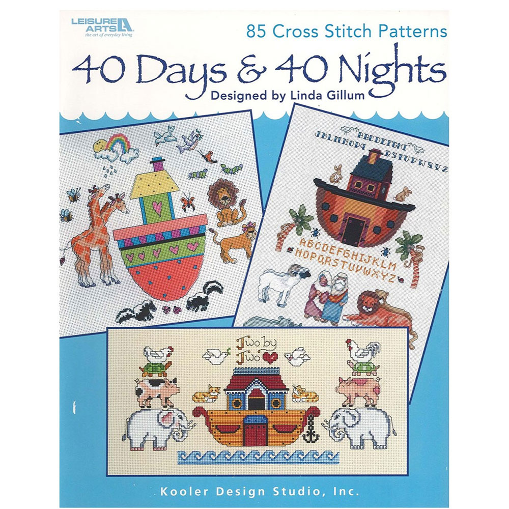십자수도안책 Leisure Arts/ 40 DAYS & 40 NIGHTS-4613