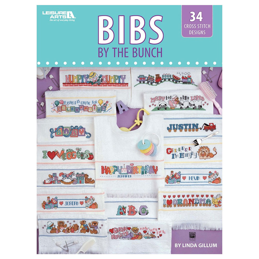 십자수도안책 Leisure Arts/ BIBS BY THE BUNCH-4840