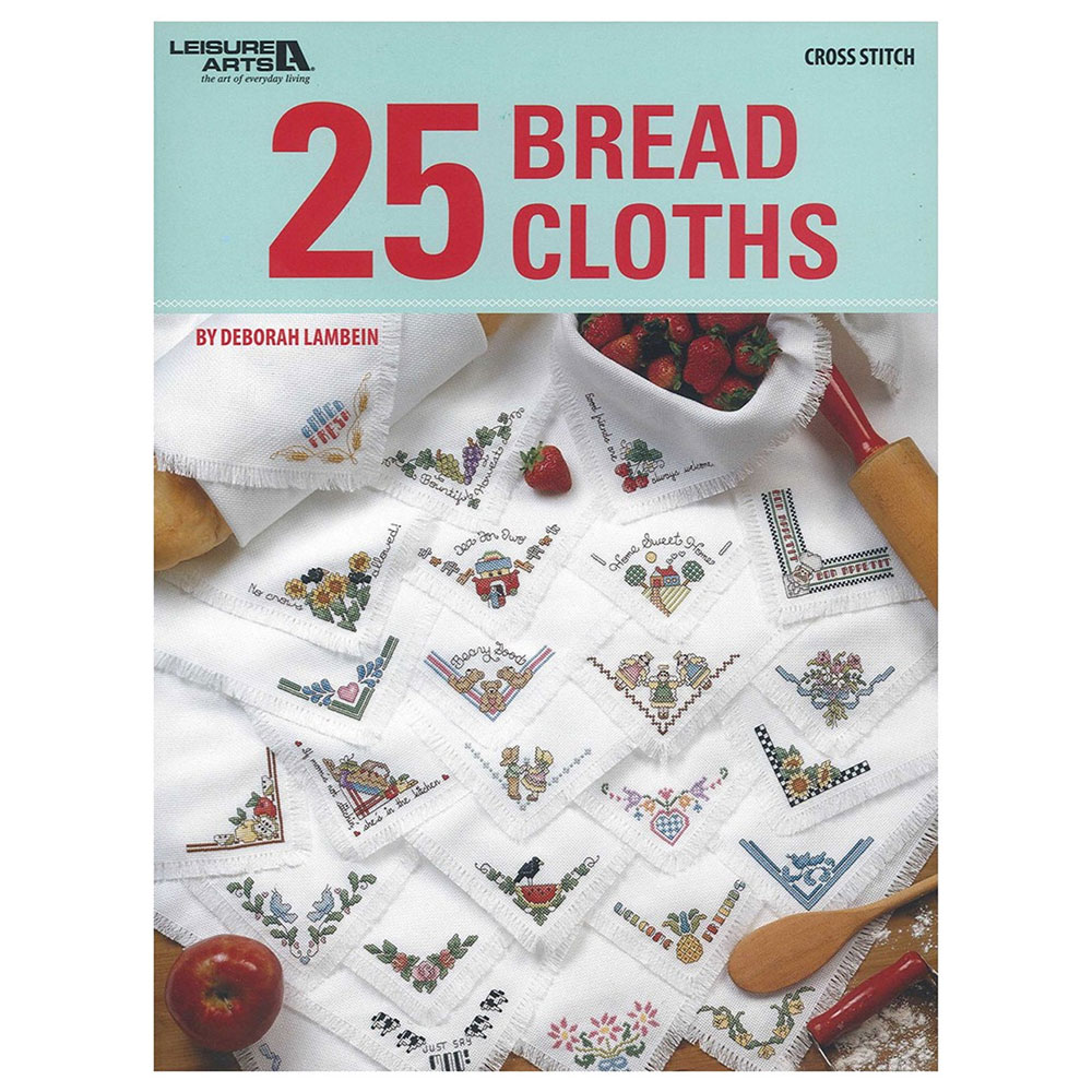 십자수도안책 Leisure Arts/ 25 BREAD CLOTHS-4849