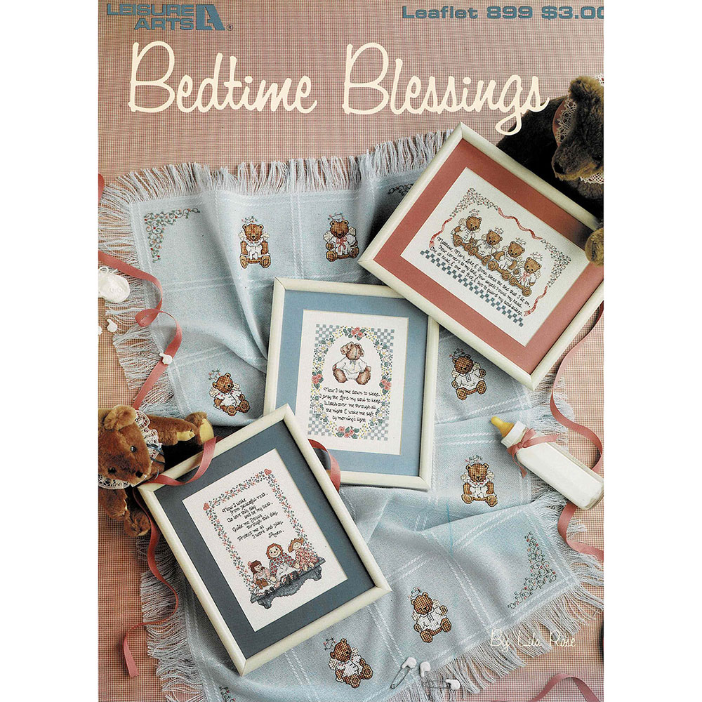 십자수도안책 Leisure Arts/ BEDTIME BLESSINGS-899