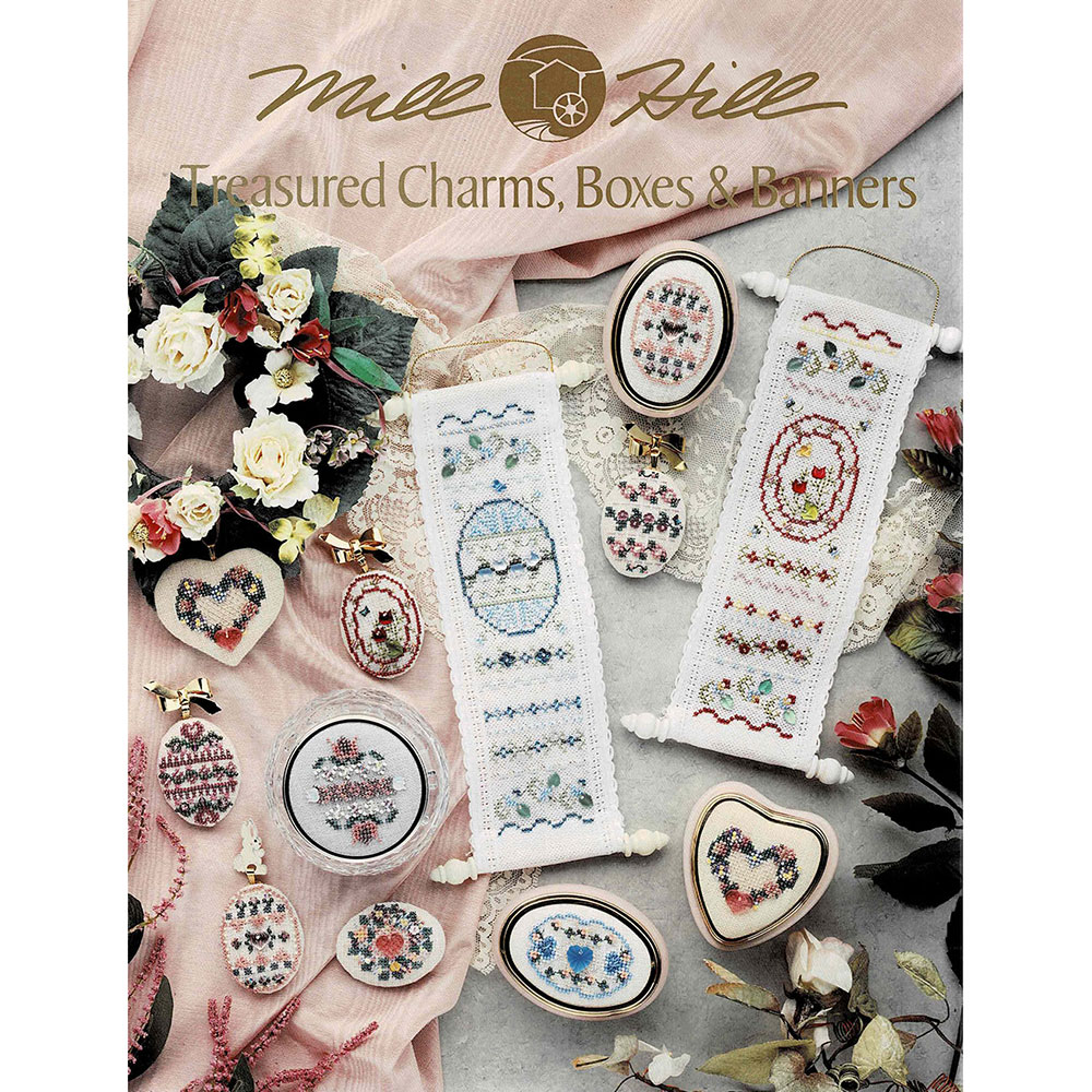 십자수도안책 MillHill/ TREASURED CHARMS,BOXES,BANNERS-13852(MHP52)