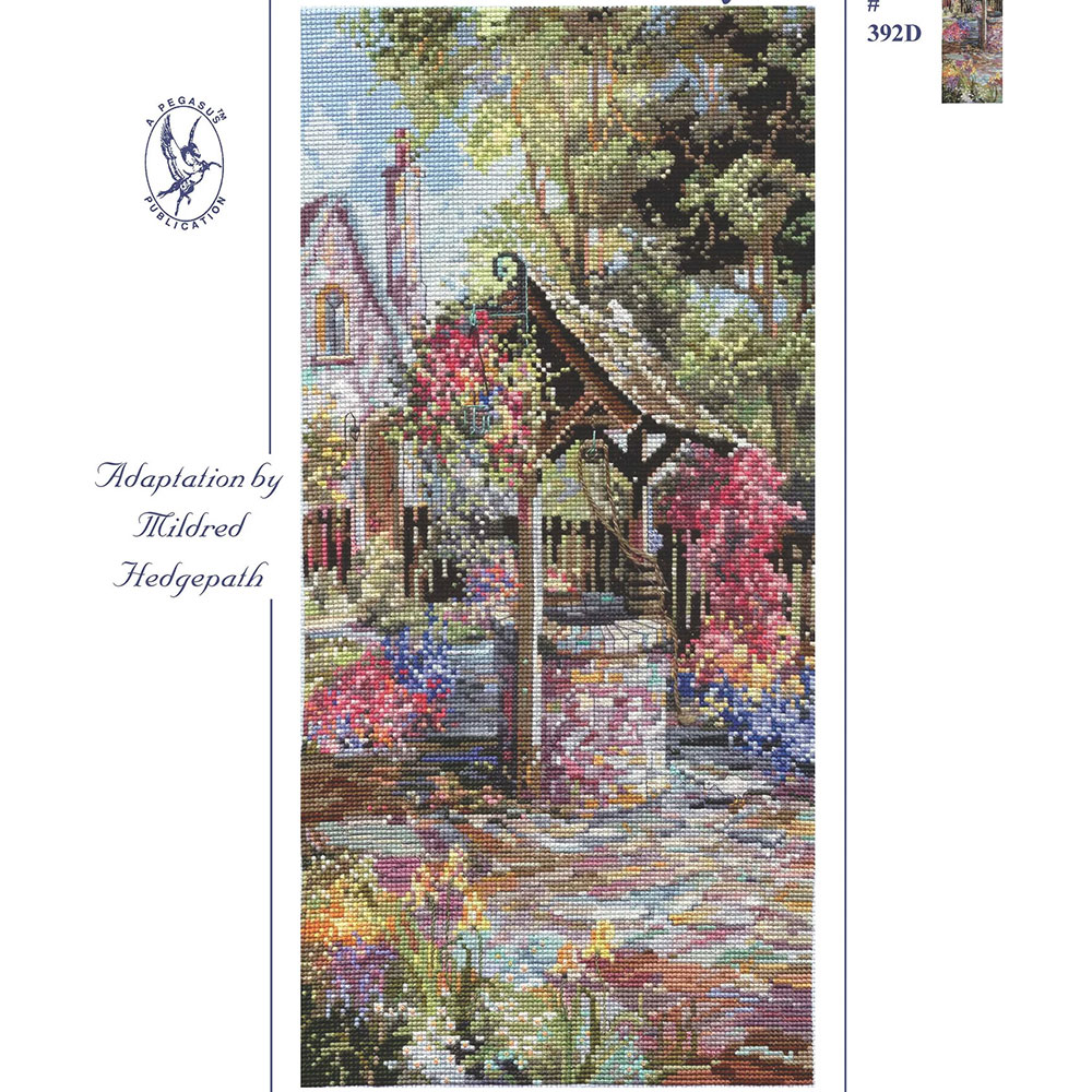 십자수도안책 Pegasus/ WISHING WELL GARDEN-392(CHART PACK 복사)