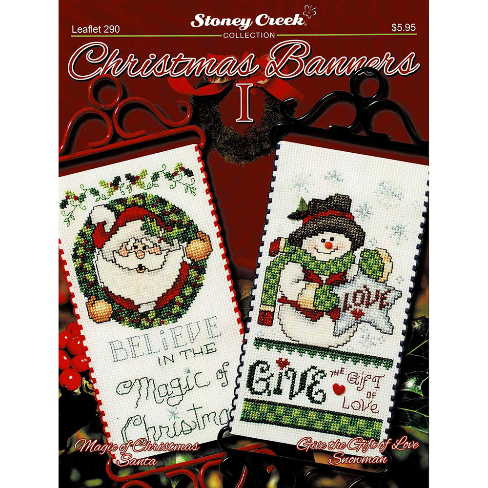 십자수도안책 Stoney/ CHRISTMAS BANNERS I-290