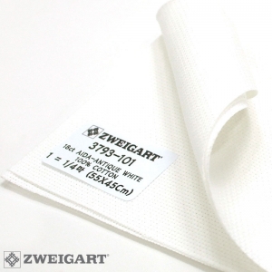 쯔바이 자수원단 18카운트-AIDA-ANTIQUE WHITE/3793-101