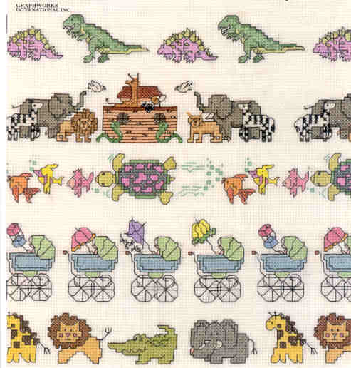 십자수도안책/ 기타1 GRAPHWORKS/ MINI MOTIF BORDERS VOL.3-75