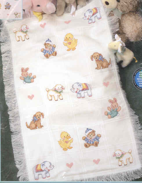 외국 십자수패키지 Dimensions/ 아기아프간 SWEET ANIMAL AFGHAN-35017