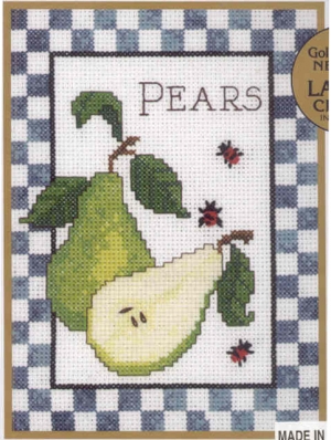 외국 십자수패키지 Bucilla/PEAR DELIGHT-42006(5X7)