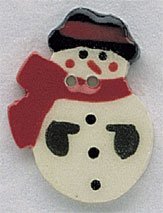 MillHill 세라믹버튼단추/ 86019 Snowman