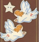 MillHill 세라믹버튼단추/ 86010(SET) Angel Facing Left+Right+White Star