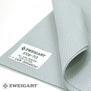 쯔바이 자수원단 14카운트-AIDA-PEWTER/3706-713