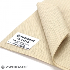 쯔바이 자수원단 14카운트-AIDA-PARCHMENT/3706-3740