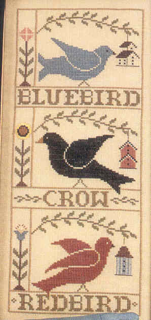 십자수도안책/ 기타1 HOMESPUN/ BIRDS OF A FEATHER-137