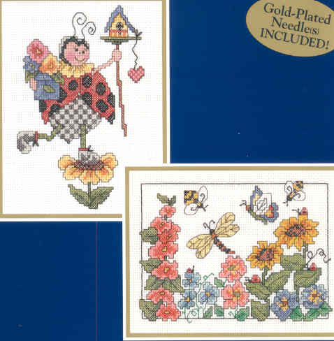 외국 십자수패키지 Bucilla/LADYBUG & FRIENDS PAIR-42622