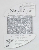 자수실 NORDIC GOLD(메탈릭실) ND3 (SILVER)