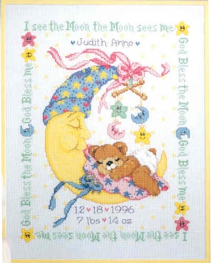 외국 십자수패키지 Bucilla/MR.MOON AND ME-41193