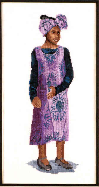 십자수도안책 Green Apple/ PORTRAIT IN LAVENDER-660