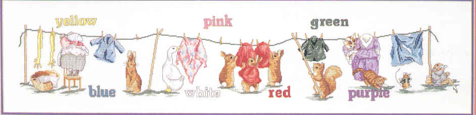 십자수도안책 Green Apple/ BEATRIX POTTER COLORS-610