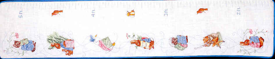 십자수도안책 Green Apple/ BEATRIX POTTER GROWTH CHART 키재기-577