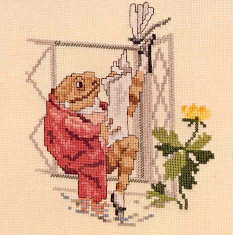 십자수도안책 Green Apple/ BEATRIX POTTER TALE OF MR.JEREMY FISHER-542