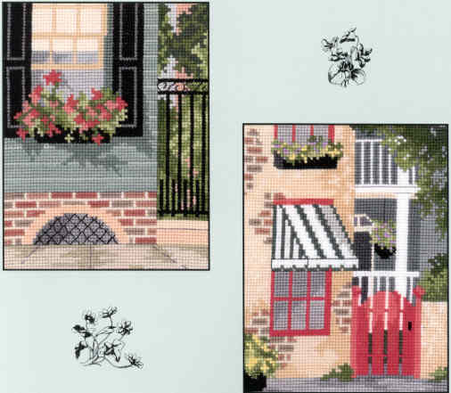 십자수도안책 Barbara & Cheryl/ CITY GARDENS COLLECTION FIVE C-05(CHART PACK)