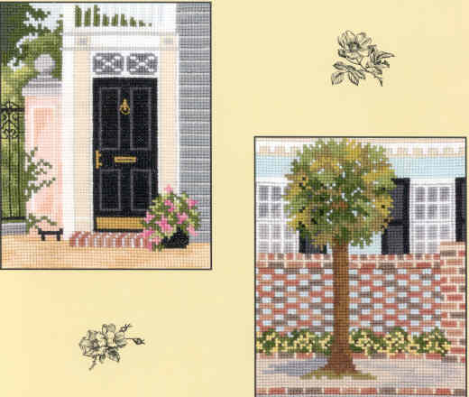 십자수도안책 Barbara & Cheryl/ CITY GARDENS COLLECTION ONE C-01/3109(CHART PACK)