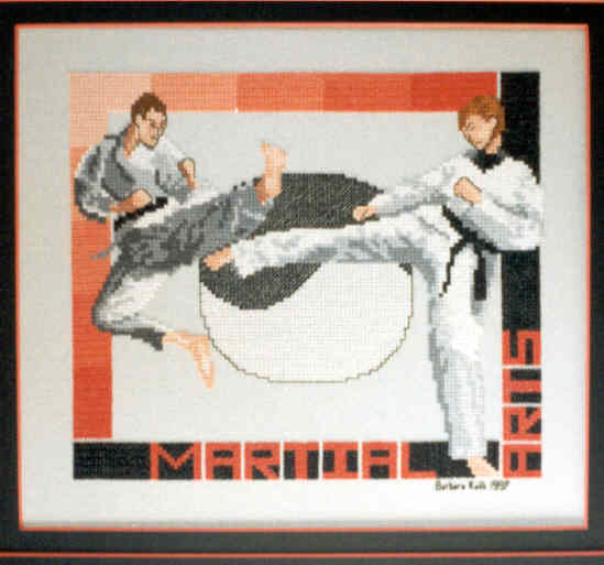 십자수도안책/ 기타1 KULIK/ MARTIAL ARTS/97-1344