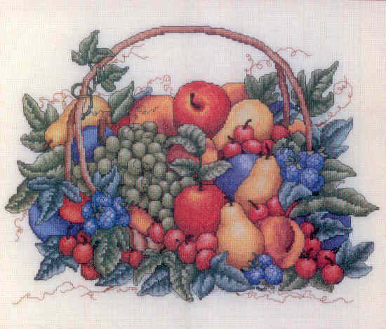 십자수도안책/ 기타2 BOBBIE G. DESIGNS/ BASKET OF FRUIT-02202