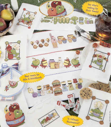 십자수도안책 Stitch Worlds/ FUN WITH FOOD-03-256