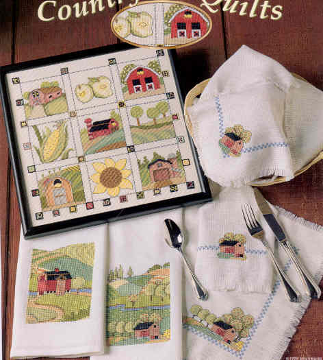 십자수도안책 Stitch Worlds/ COUNTRYSIDE QUILTS-03-243