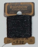 메탈릭자수실 RAINBOW(GLISSEN GLOSS) BLACK-902