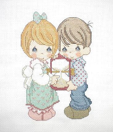 십자수 완성작품(원단상태)-Gloria & Pat TOGETHER/6075