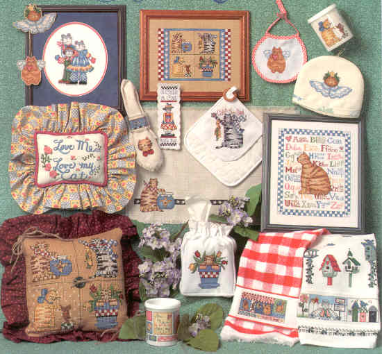 십자수도안책 Jeanette/ ITTY BITTY KITTIES-22146