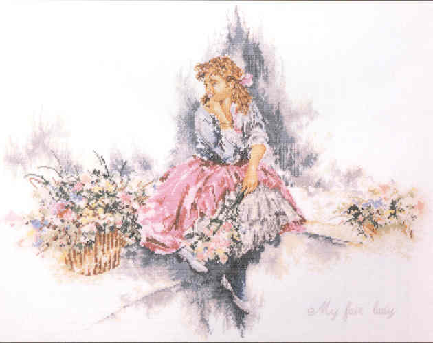 십자수도안책 Lanarte/ MY FAIR LADY-LL005