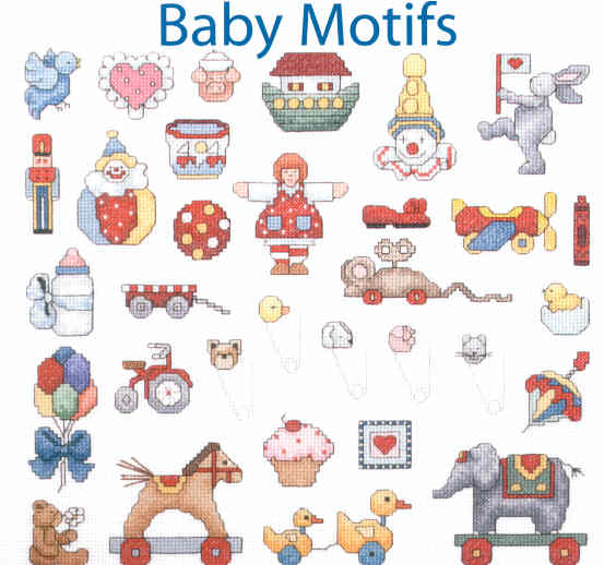 십자수도안책 Jeanette/ BABY MOTIFS-22164