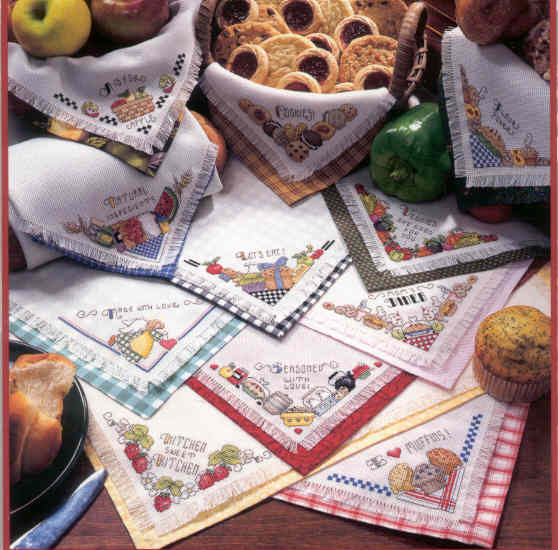 십자수도안책 Leisure Arts/ BREAD CLOTH COLLECTION-2911