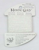 자수실 NORDIC GOLD(메탈릭실) ND4 (WHITE PEARL)