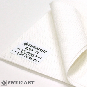 쯔바이 자수원단 16카운트-AIDA-ANTIQUE WHITE/3251-101