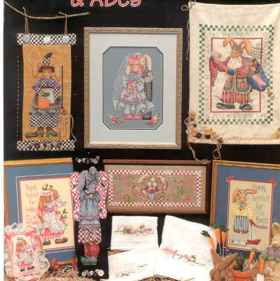 십자수도안책/ 기타2 ALMA LYNNE/ MORE BUNNIES BEES & ABCS-ALX130