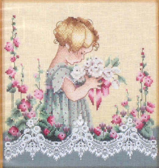 십자수도안책 Lavender & Lace/ EMMAS GARDEN-LL49