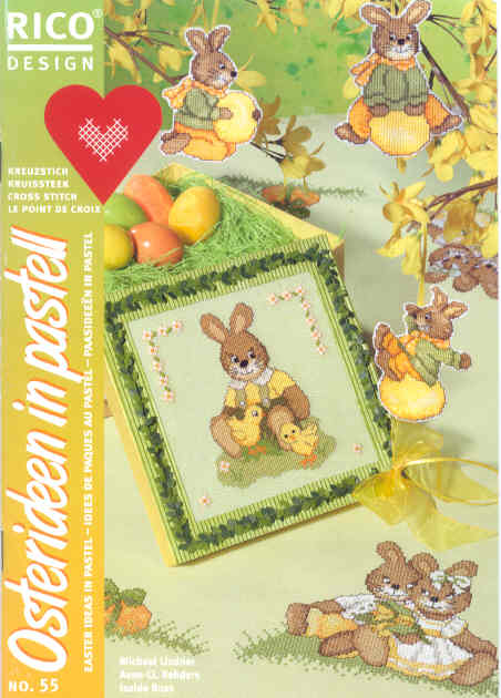 십자수도안책 Rico/ OSTERIDEEN IN PASTELL-RICO 55