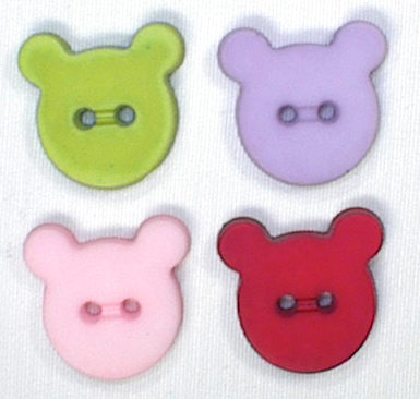 단추장식-곰돌이/7277(4개세트)