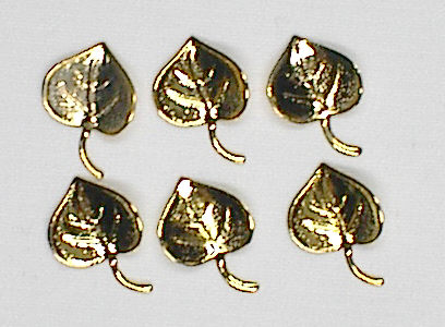 장식-나뭇잎-하나(금속)/7360(6개세트)