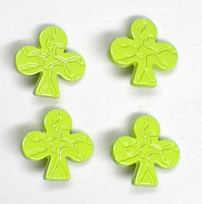 단추장식-크로바(플라스틱)/7368(4개세트)