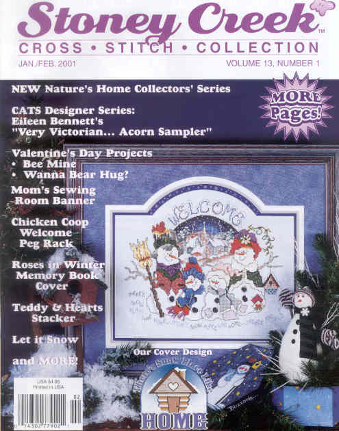 십자수잡지 STONEY CREEK-JAN/FEB 2001